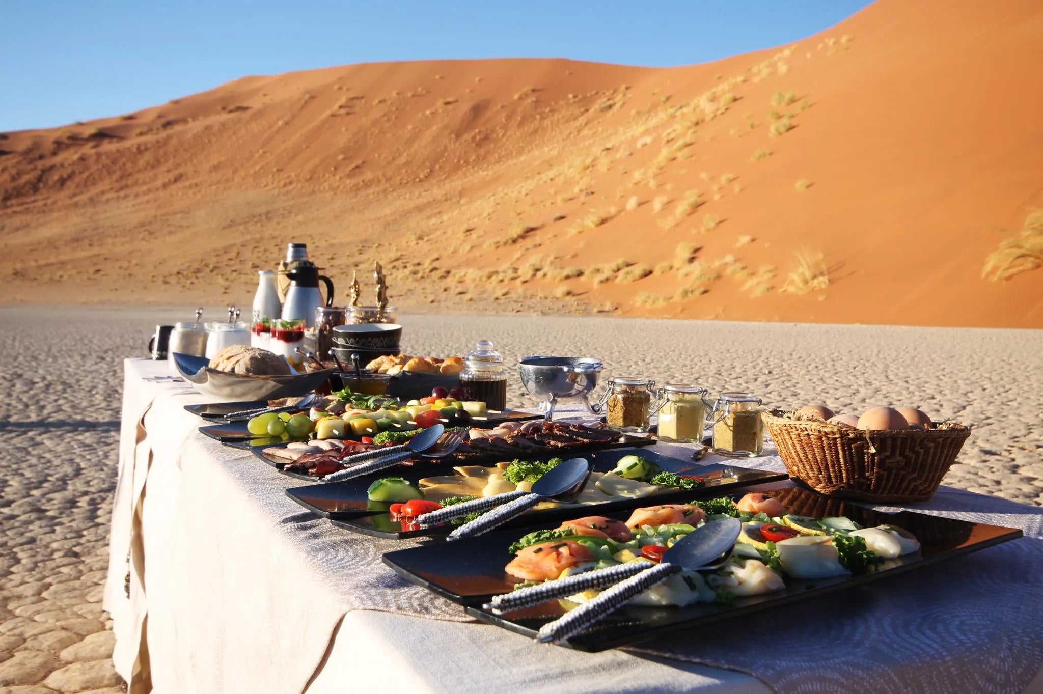 Namib Sky Balloon Safaris at Namib Sky Balloon Safaris, Sossusvlei, Namibia.
