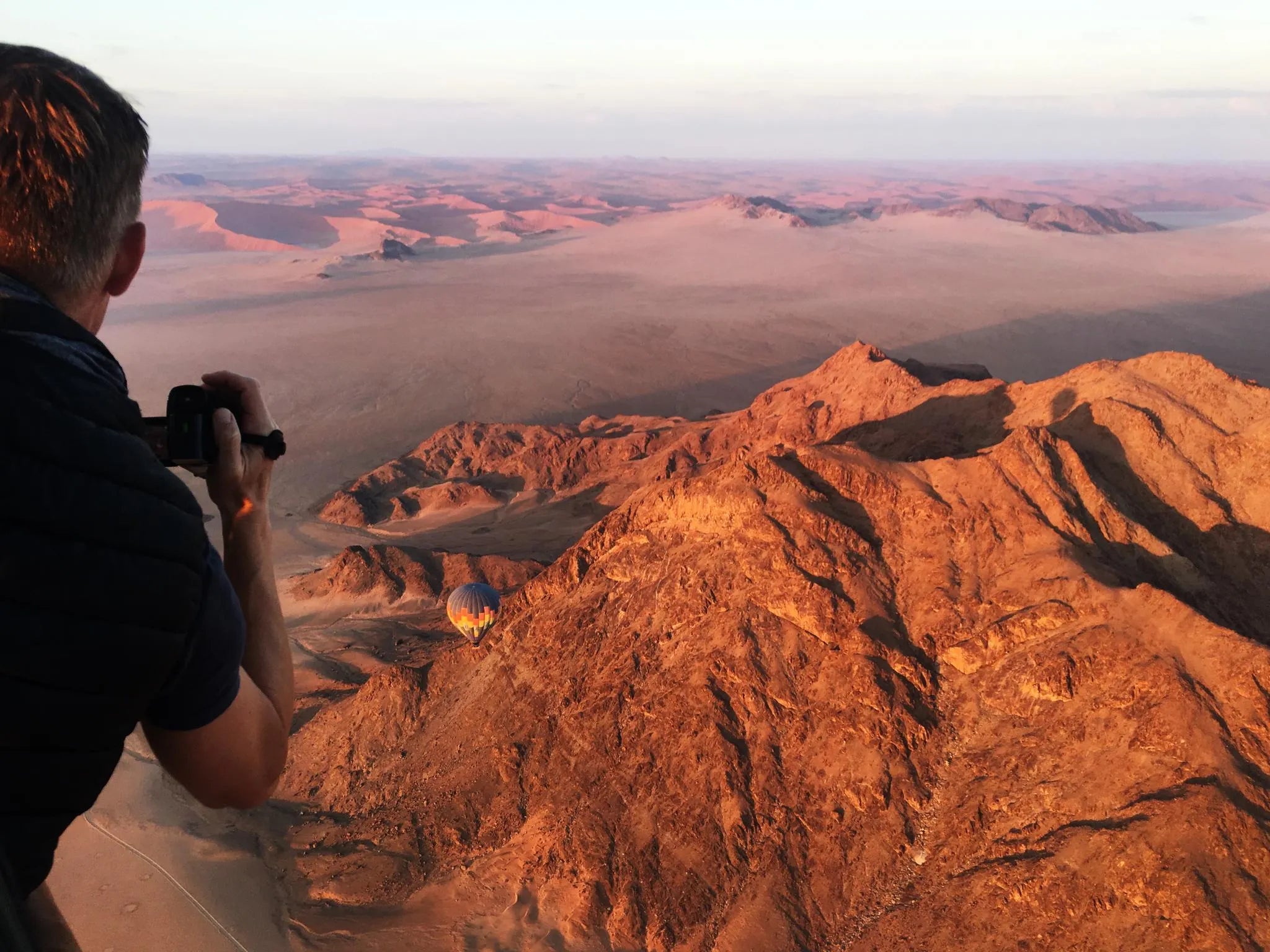 Namib Sky Balloon Safaris at Namib Sky Balloon Safaris, Sossusvlei, Namibia.