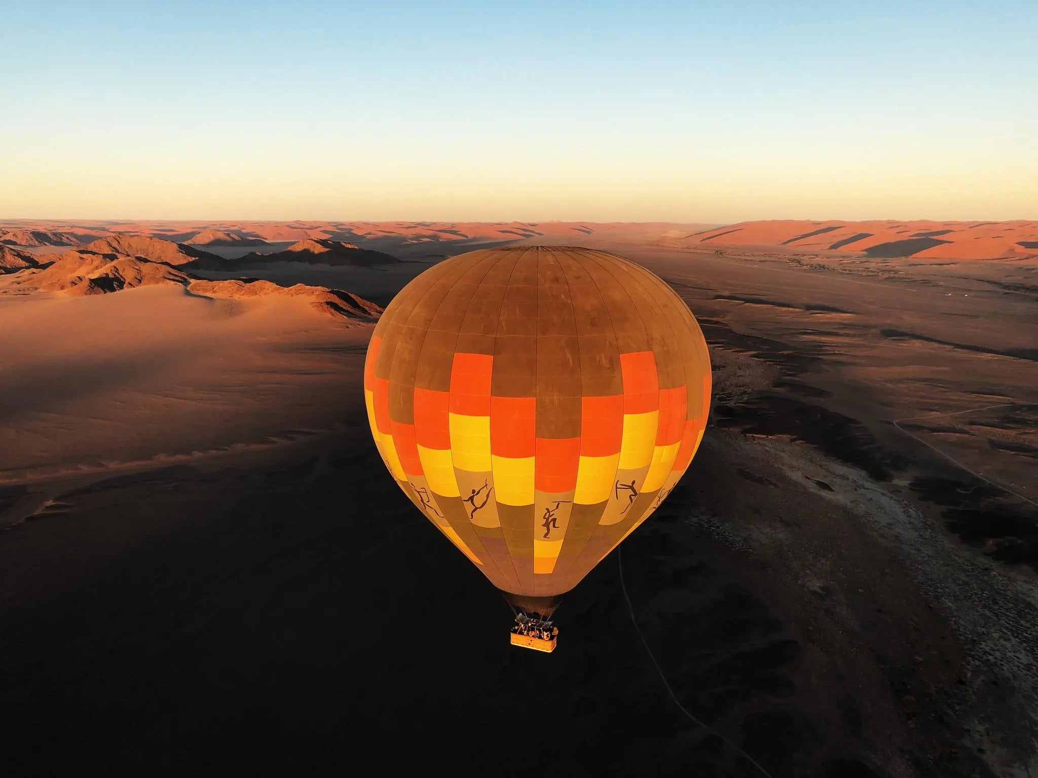 Namib Sky Balloon Safaris at Namib Sky Balloon Safaris, Sossusvlei, Namibia.