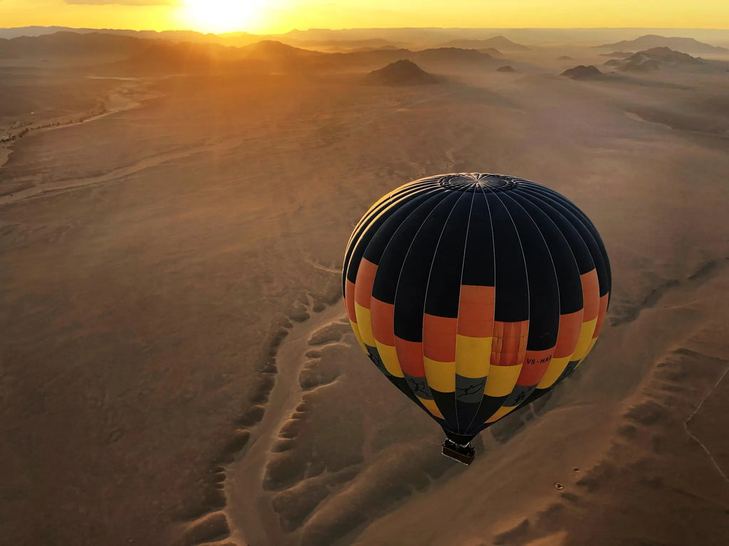 Namib Sky Balloon Safaris at Namib Sky Balloon Safaris, Sossusvlei, Namibia.