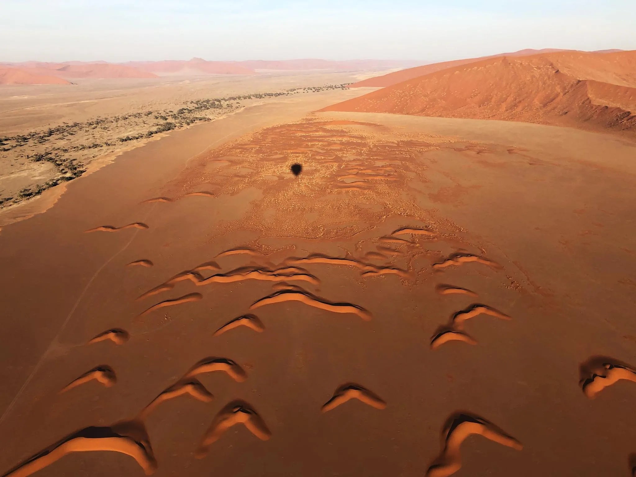 Namib Sky Balloon Safaris at Namib Sky Balloon Safaris, Sossusvlei, Namibia.