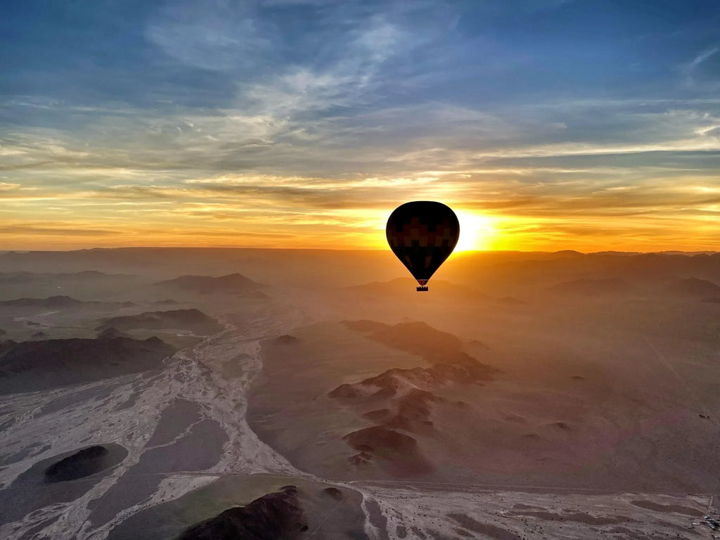 Namib Sky Balloon Safaris at Namib Sky Balloon Safaris, Sossusvlei, Namibia.