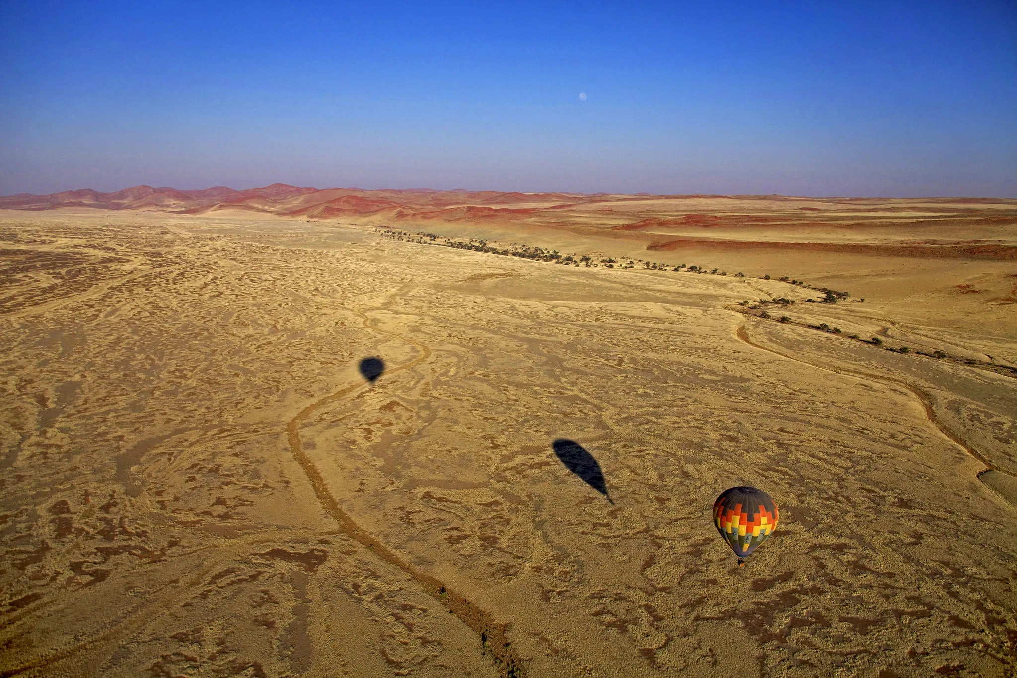 Namib Sky Balloon Safaris at Namib Sky Balloon Safaris, Sossusvlei, Namibia.