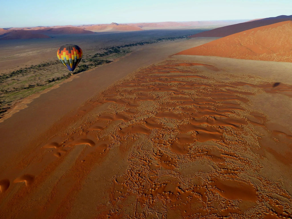 Namib Sky Balloon Safaris at Namib Sky Balloon Safaris, Sossusvlei, Namibia.