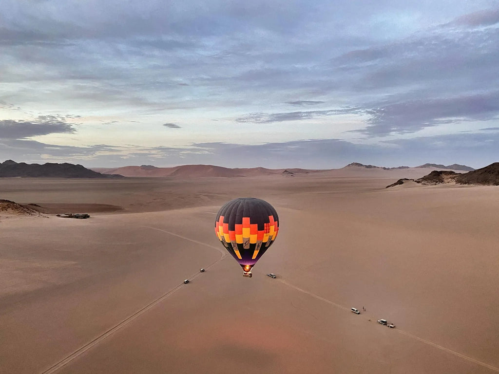 Namib Sky Balloon Safaris at Namib Sky Balloon Safaris, Sossusvlei, Namibia.