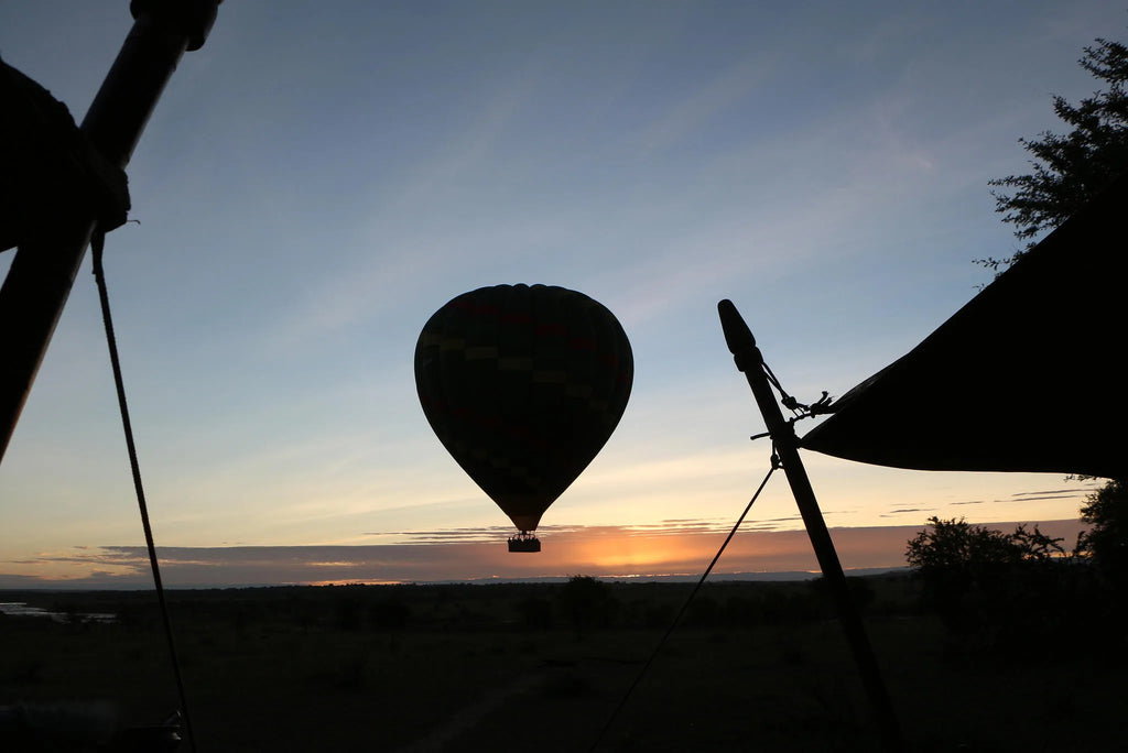Olakira - Hot air balloon at Olakira Migration Camp - South (Dec - Mar), Ndutu, Tanzania.