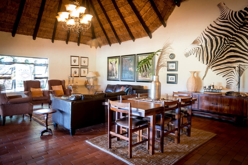 Indoor lounge and dining area