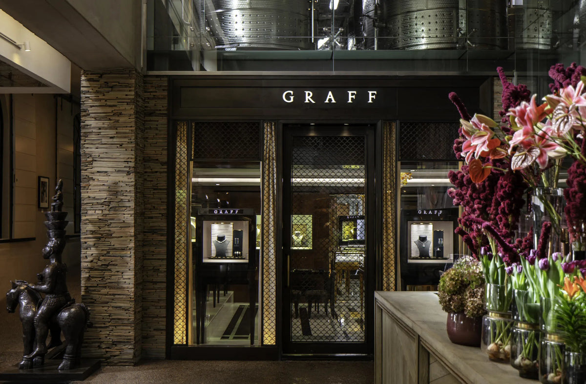 GRAFF diamond boutique at Delaire Graff Lodges & Spa, Stellenbosch, South Africa.