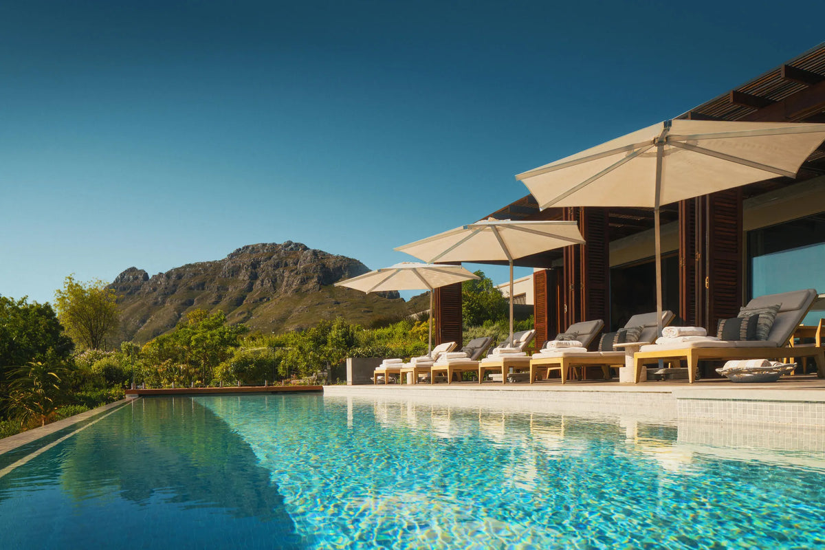 Delaire Graff Owner's Villa Pool Deck