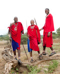 Severin Safari Camp : Morning Animal tracking on foot, around the camp with Massai