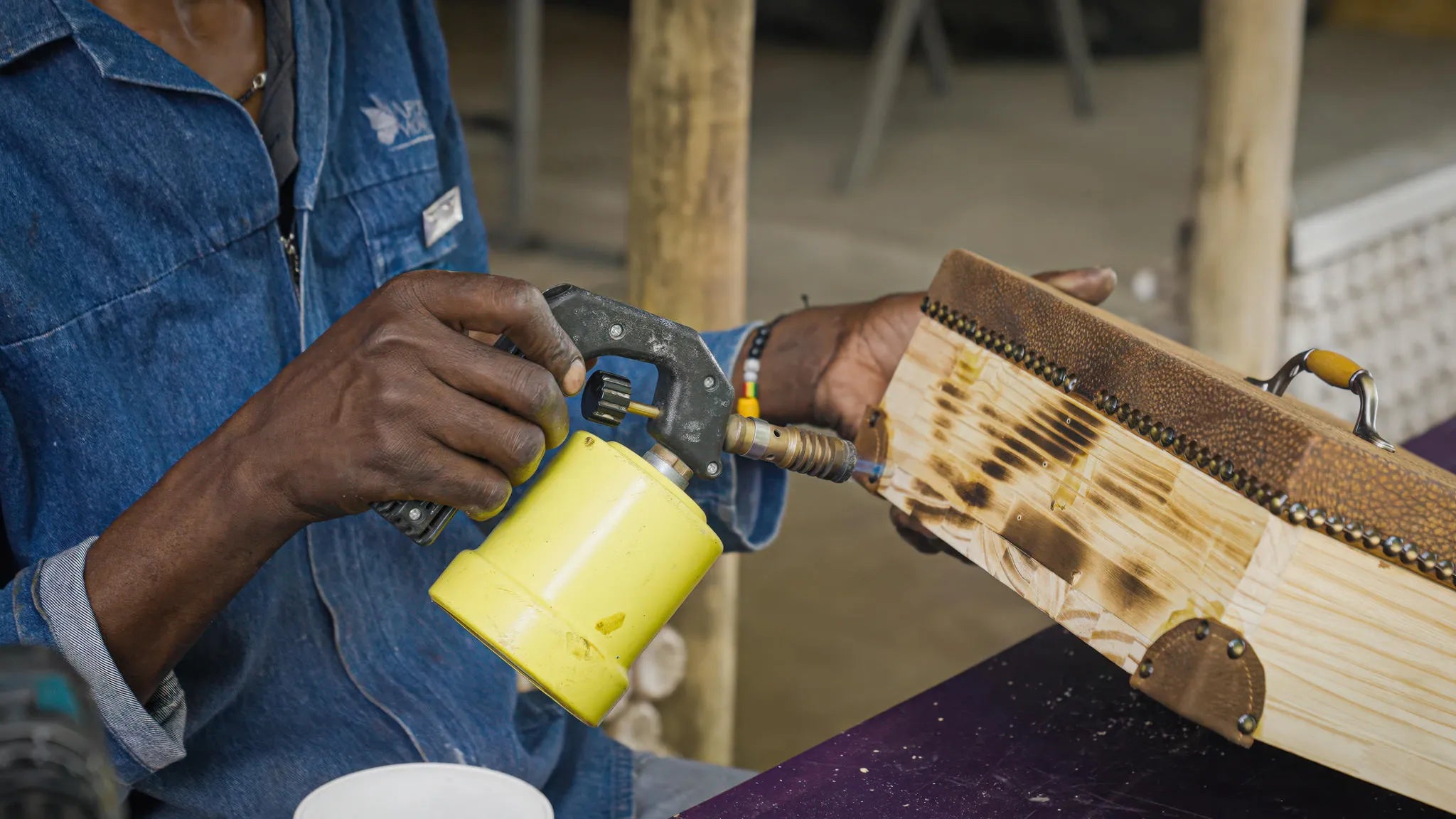 Carpentry Workshop at The Sijwa Project, Caprivi East, Namibia.
