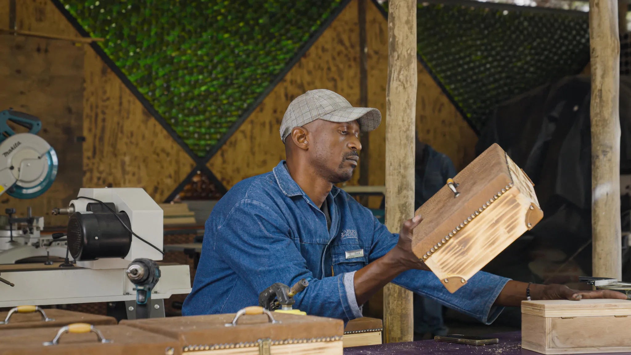 Carpentry Workshop at The Sijwa Project, Caprivi East, Namibia.