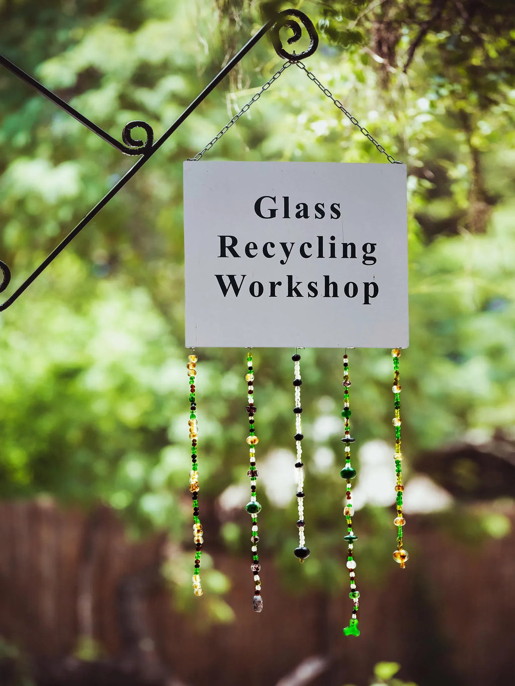 Glass Recycling Workshop at The Sijwa Project, Caprivi East, Namibia.