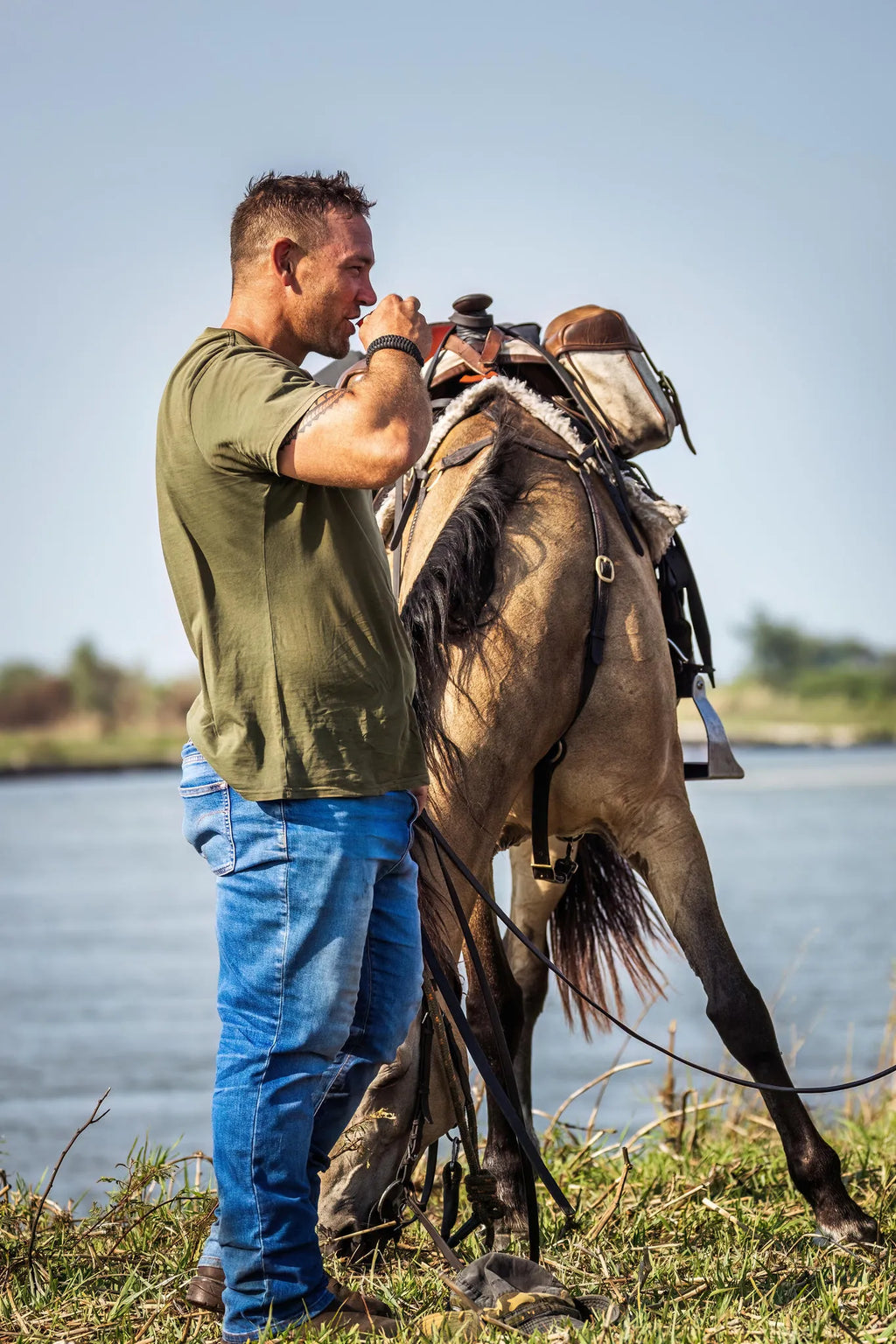 Rides and Wildlife at Zambian Horseback Safaris, Upper Zambezi, Zambia.