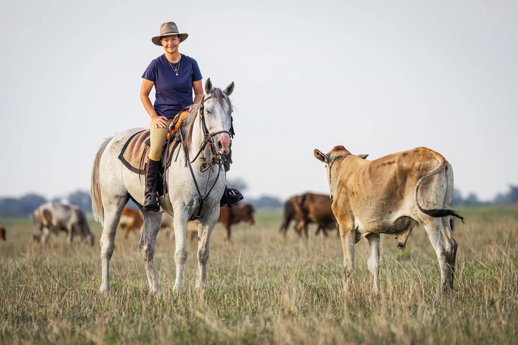 Rider Mariaan at Zambian Horseback Safaris, Upper Zambezi, Zambia.