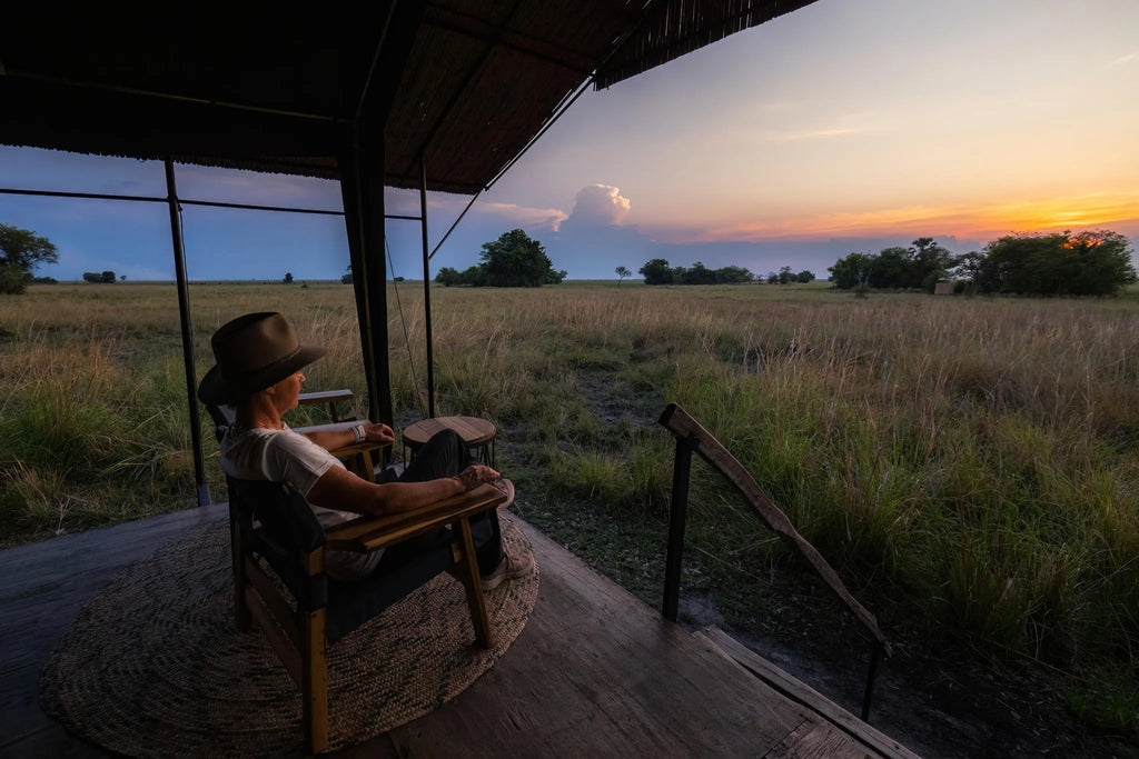 Eco Camp at Zambian Horseback Safaris, Upper Zambezi, Zambia.