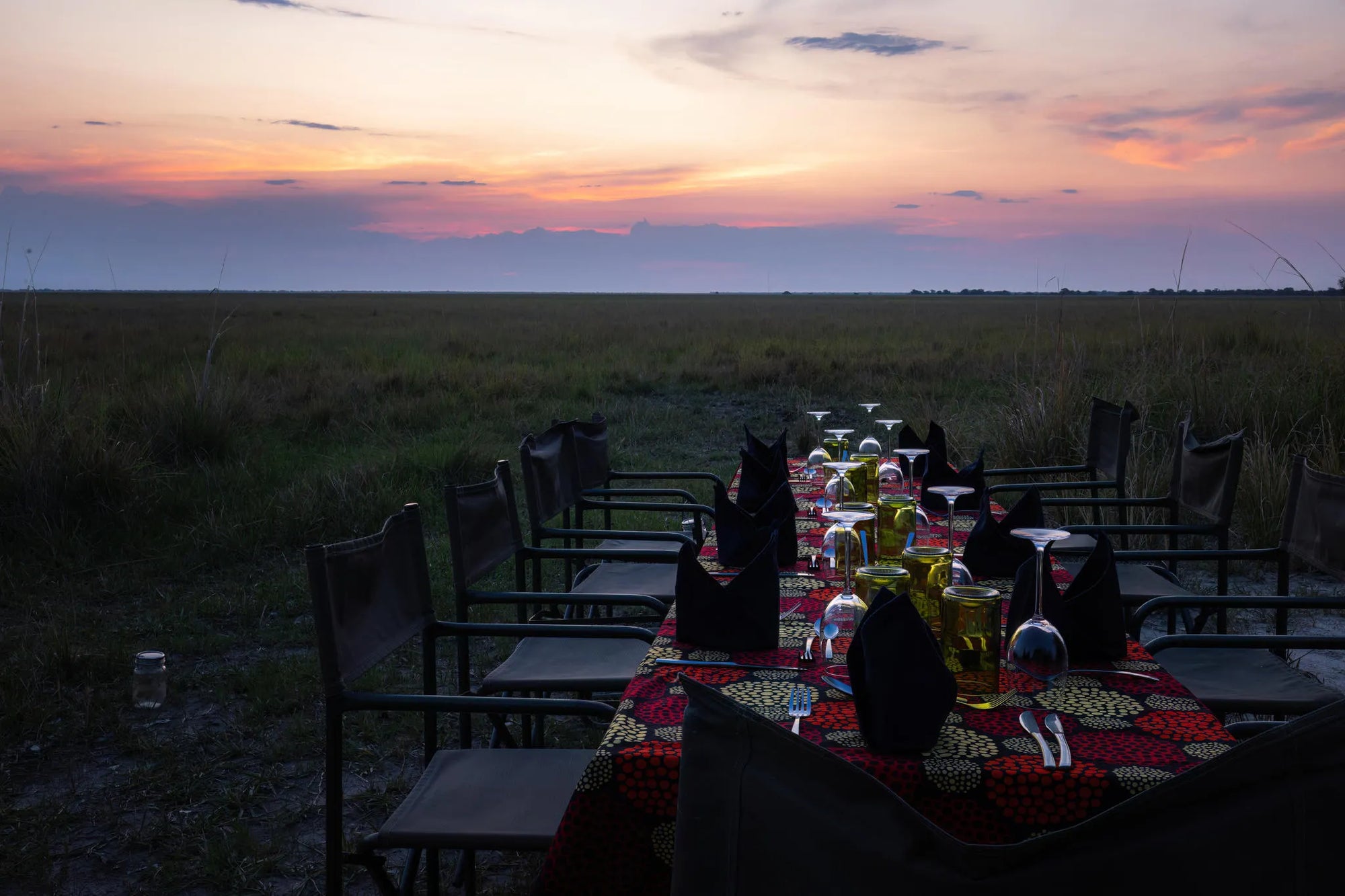 Eco Camp at Zambian Horseback Safaris, Upper Zambezi, Zambia.
