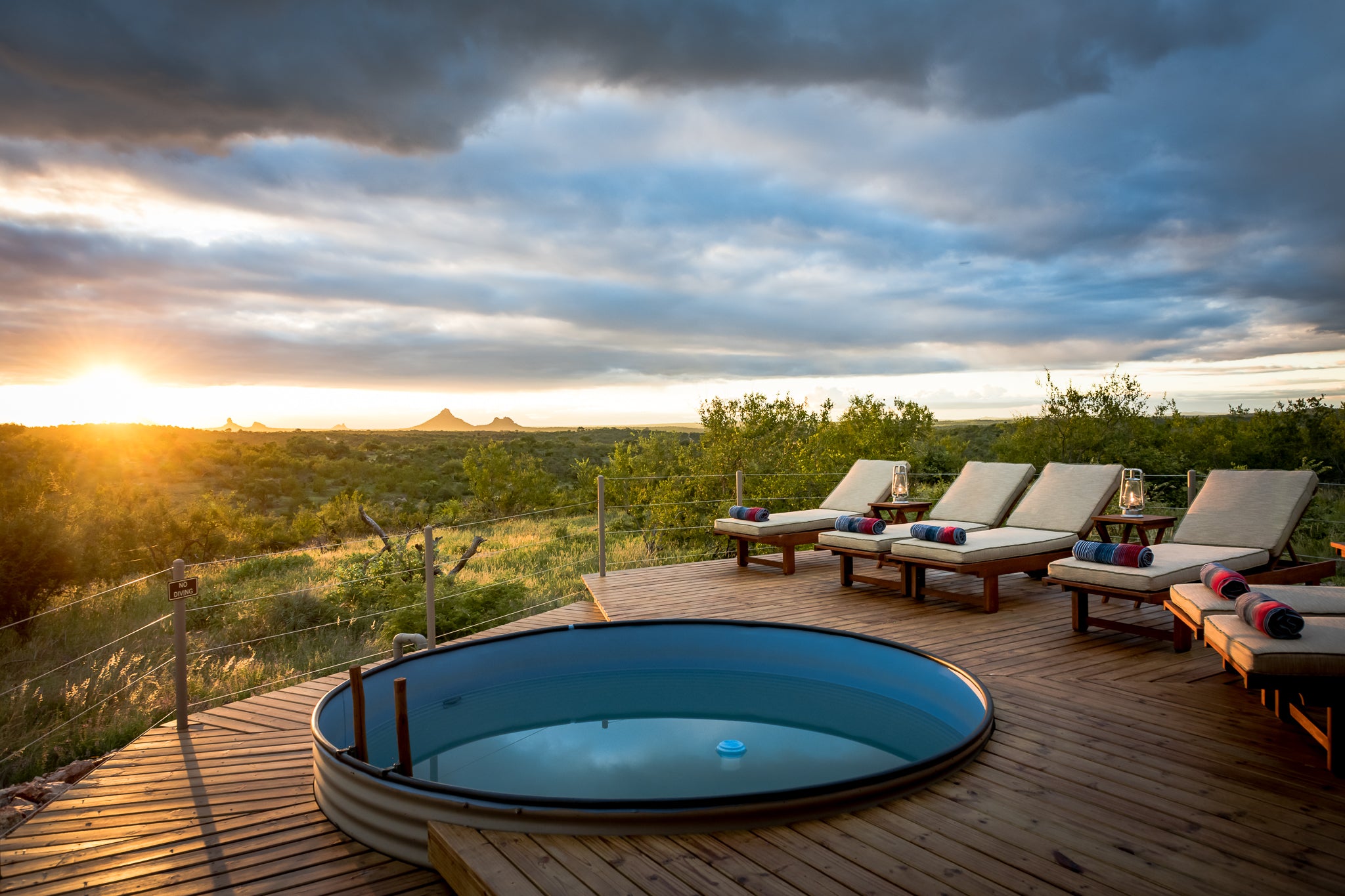 Swimming pool with view