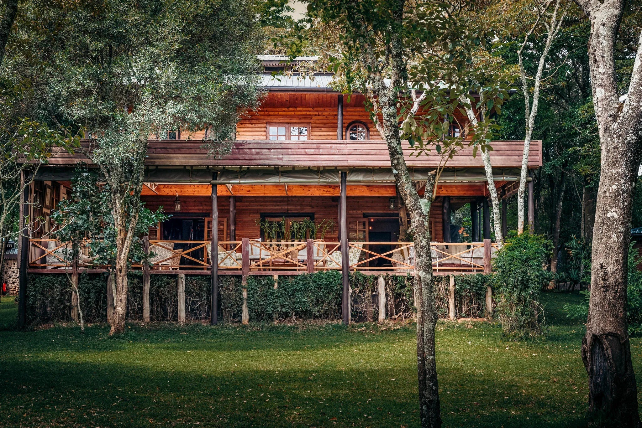 Main house exterior at Hemingways Eden, Nairobi, Kenya.