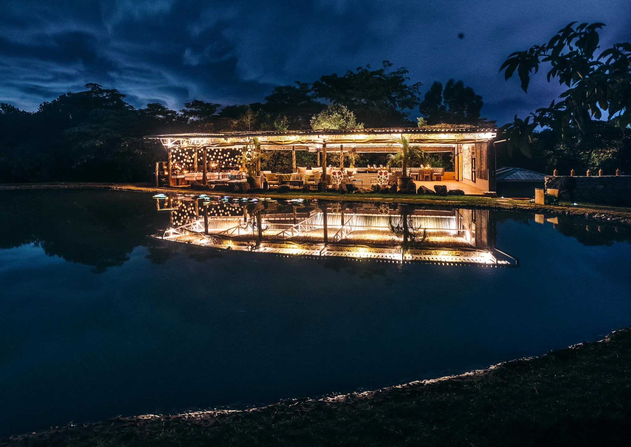 The Deck and Egg Bar at Hemingways Eden, Nairobi, Kenya.