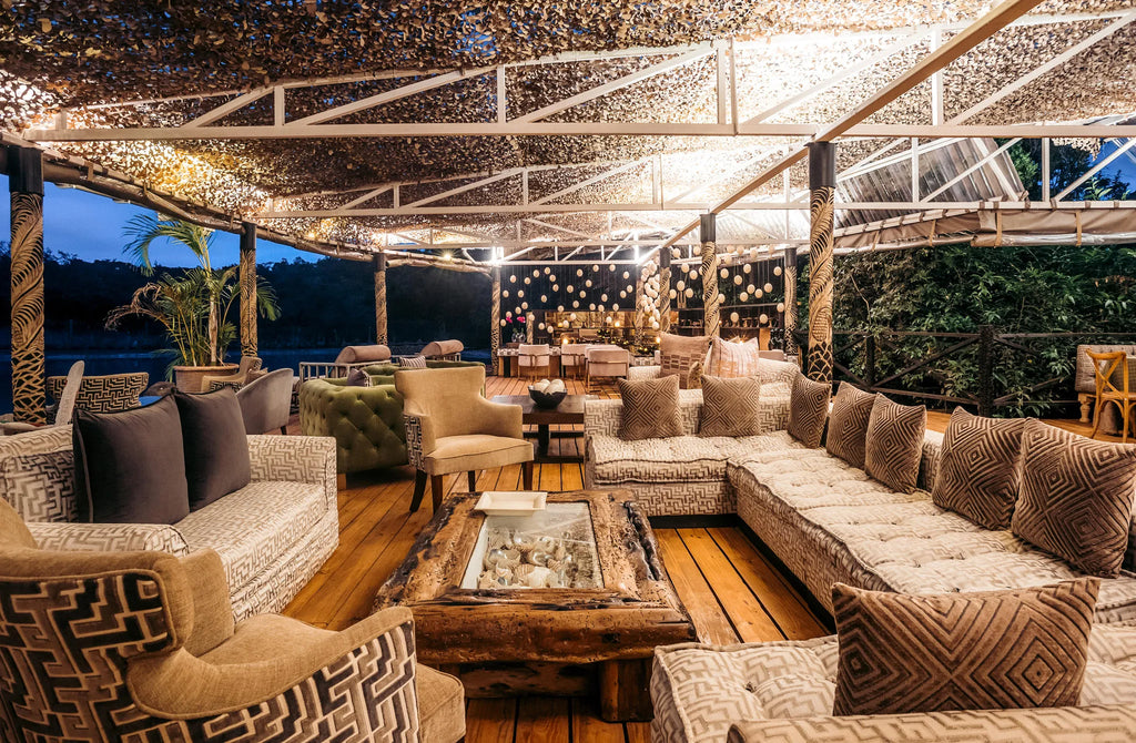 The Deck and egg bar at Hemingways Eden, Nairobi, Kenya.
