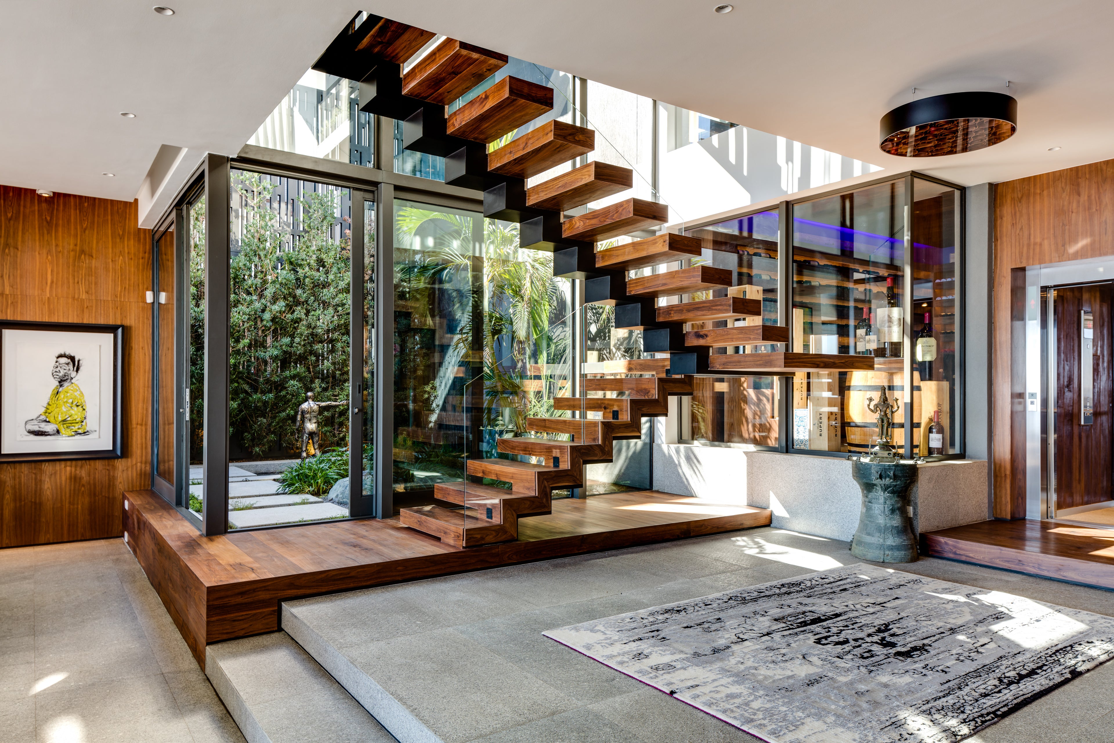 Inner Garden and stairs