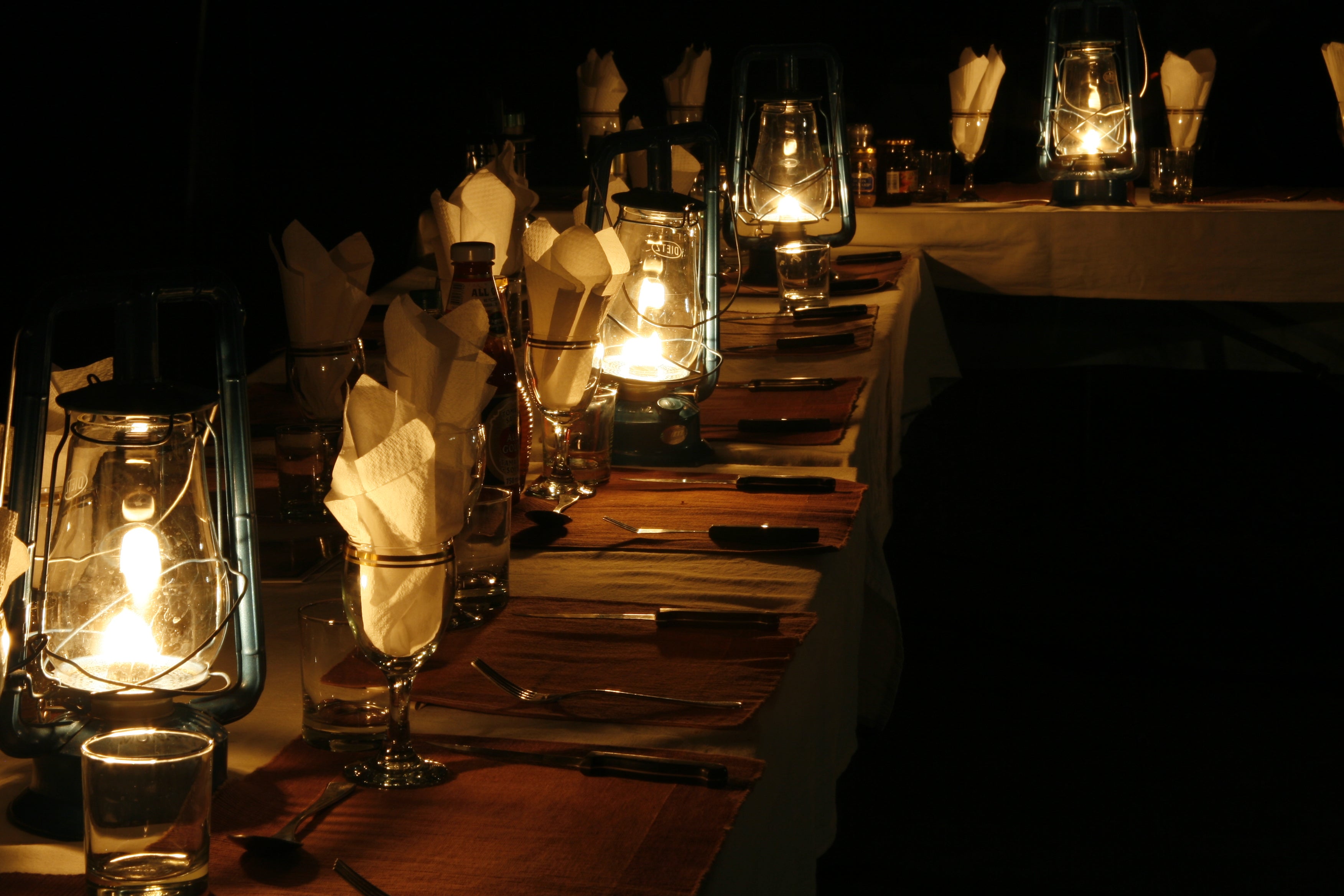 Dining in Camp