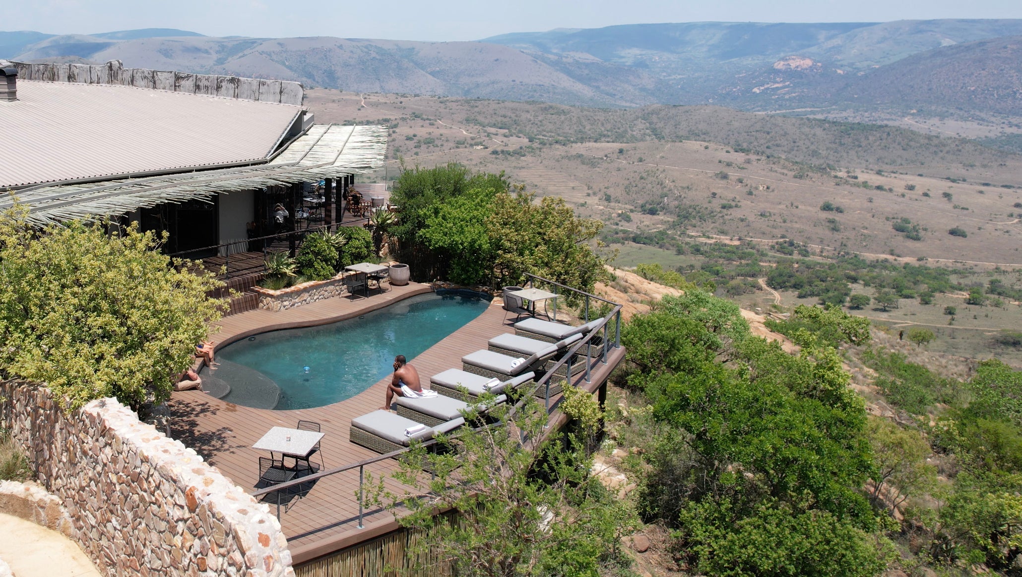 Zulu Rock Lodge - Pool Area