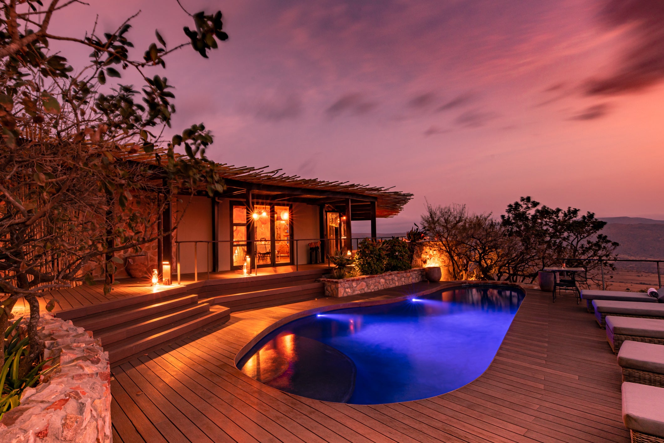 Zulu Rock Lodge - Pool Area