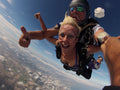 Tandem skydive in freefall