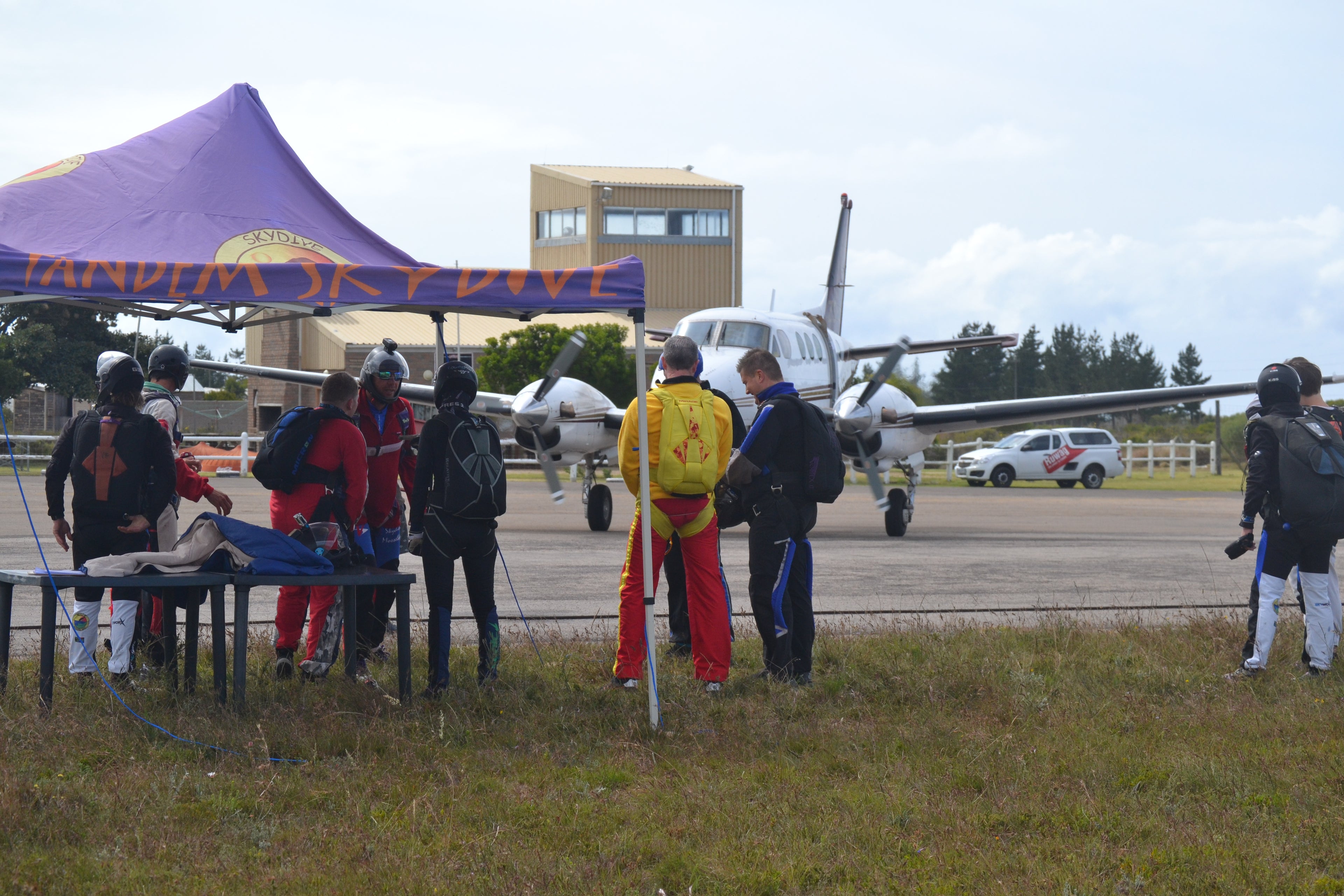 King Air Boarding Area
