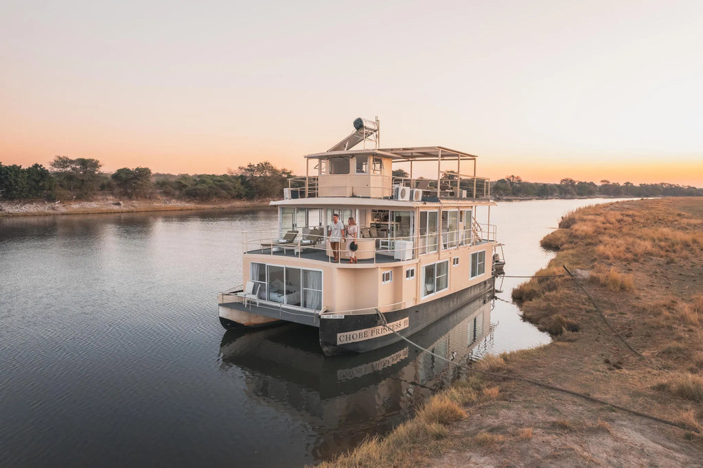 Chobe Princess at Serondela Mooring at Chobe Princess By Mantis, Chobe River Front Namibia, Namibia.