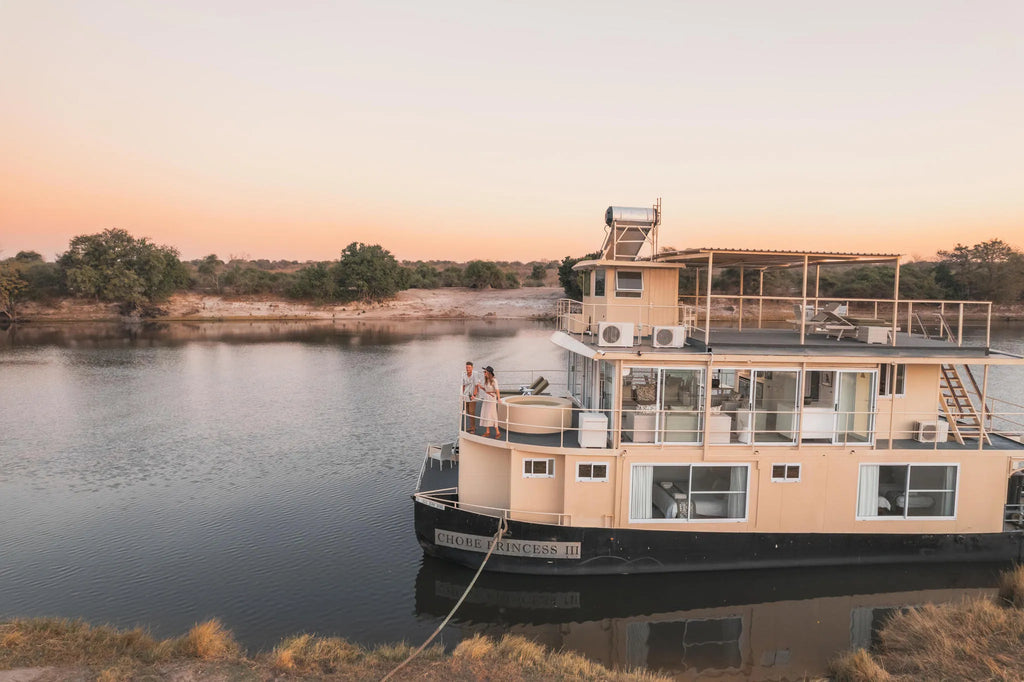 Chobe Princess at Serondela Mooring 2 at Chobe Princess By Mantis, Chobe River Front Namibia, Namibia.
