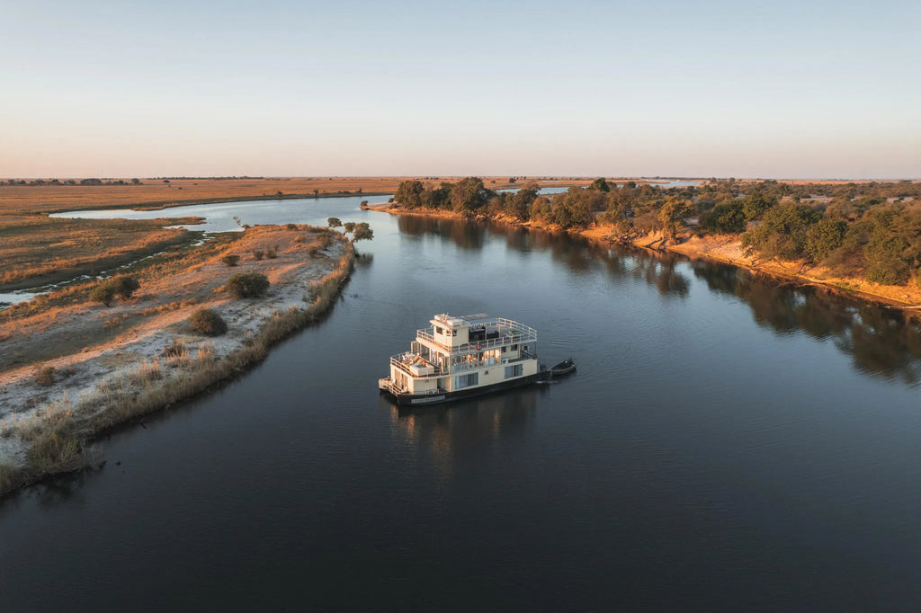 Chobe Princess_coming into mooring at Serondela at Chobe Princess By Mantis, Chobe River Front Namibia, Namibia.