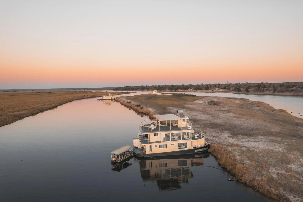 Chobe Princess Moorings at Elephant Bay at Chobe Princess By Mantis, Chobe River Front Namibia, Namibia.