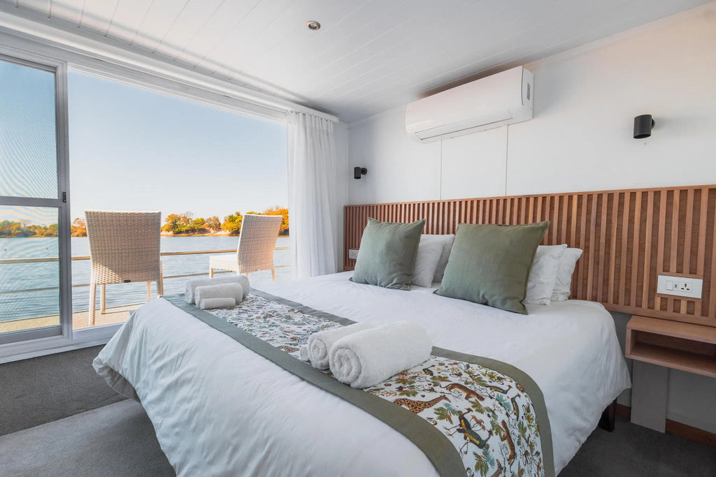 Chobe Princess Cabin at Chobe Princess By Mantis, Chobe River Front Namibia, Namibia.
