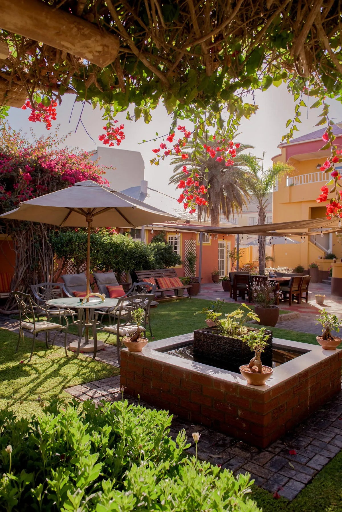 Villa Margherita Garden at Villa Margherita Swakopmund, Swakopmund, Namibia.