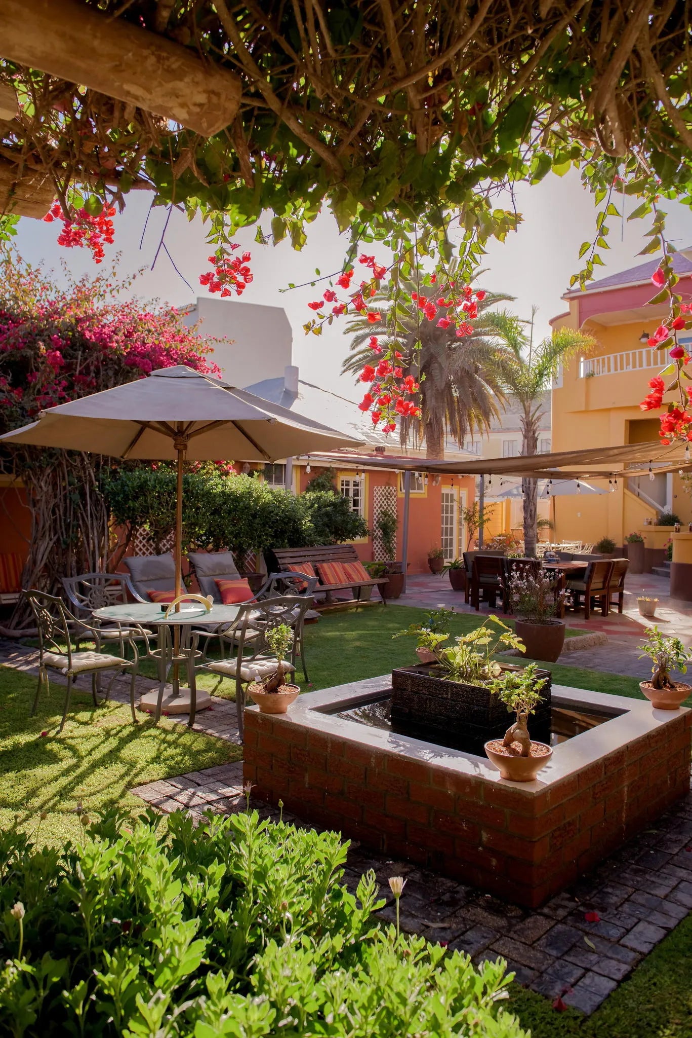 Villa Margherita Garden at Villa Margherita Swakopmund, Swakopmund, Namibia.