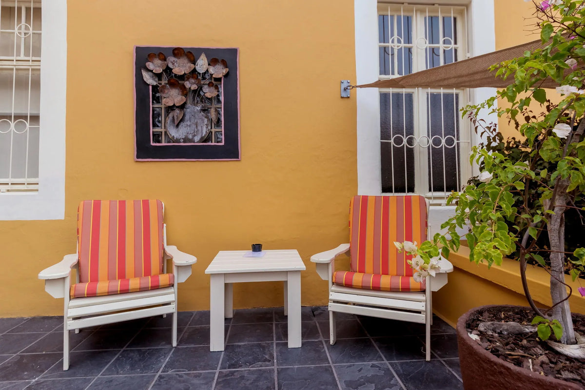 Garden Terrace at Villa Margherita Swakopmund, Swakopmund, Namibia.