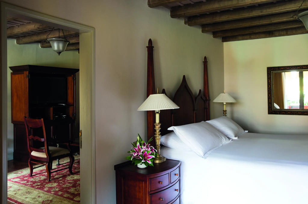 Bedroom at Monasterio, A Belmond Hotel, Cusco, Cusco, Peru.