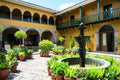 Patio at Monasterio, A Belmond Hotel, Cusco, Cusco, Peru.