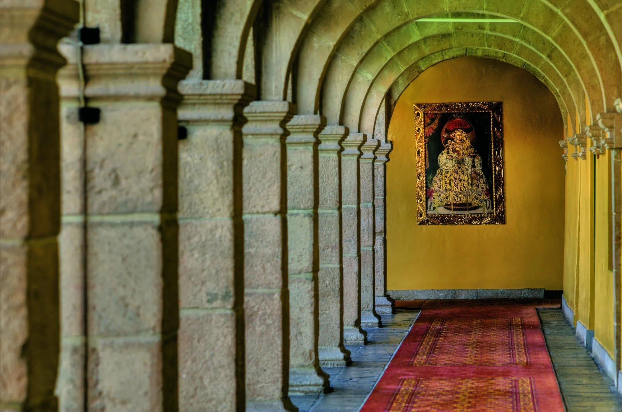 Guests Area at Monasterio, A Belmond Hotel, Cusco, Cusco, Peru.