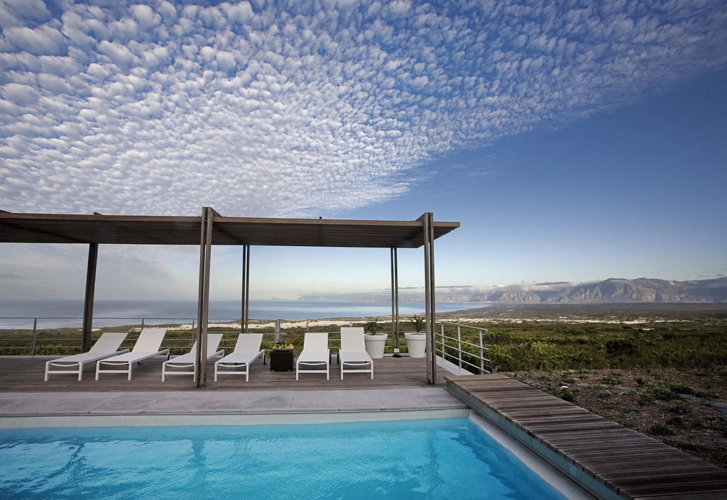 6-Bedroom Villa - View over Walker Bay at Grootbos Private Nature Reserve Villas, De Kelders, South Africa.