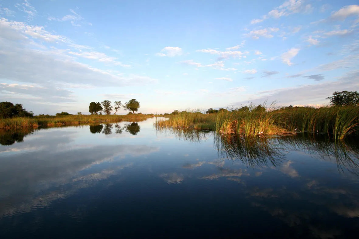 River Channels at Nkasa Lupala Tented Lodge, Nkasa Rupara National Park, Namibia.