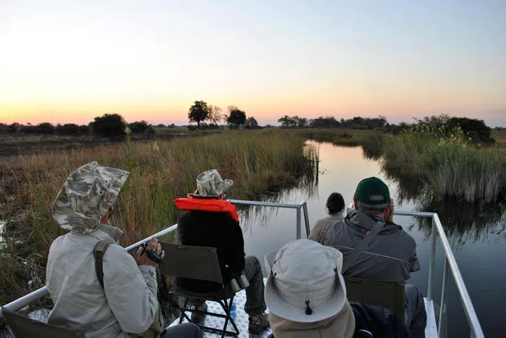 Boat Cruise Excursion at Nkasa Lupala Tented Lodge, Nkasa Rupara National Park, Namibia.