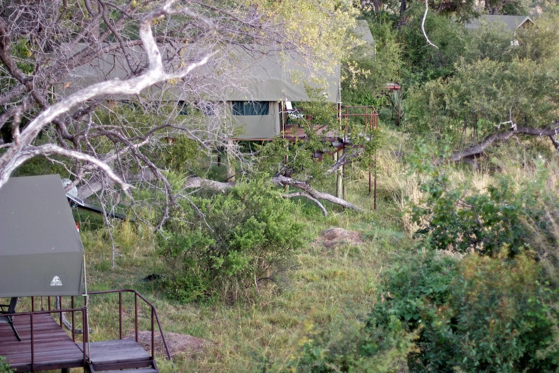 Guest Room Exterior at Nkasa Lupala Tented Lodge, Nkasa Rupara National Park, Namibia.