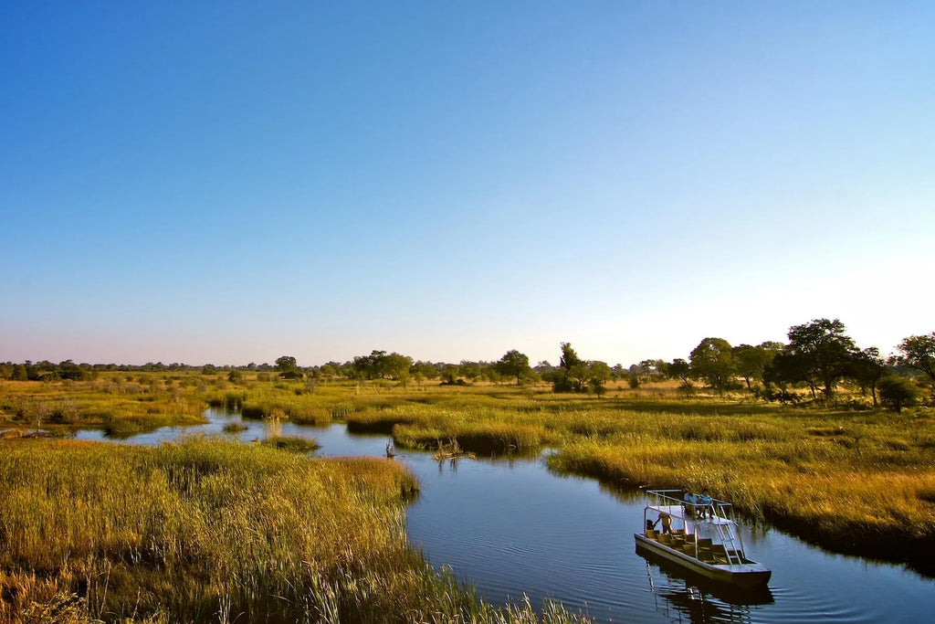 Boat Cruise at Nkasa Lupala Tented Lodge, Nkasa Rupara National Park, Namibia.
