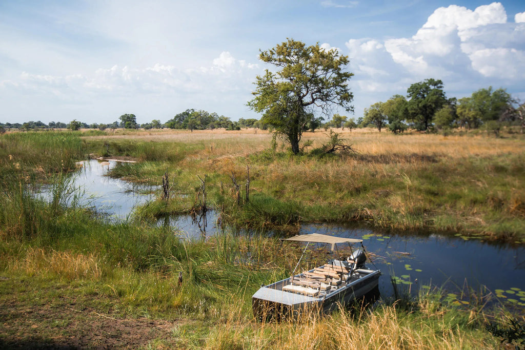 Boat cruise at Nkasa Lupala Tented Lodge, Nkasa Rupara National Park, Namibia.