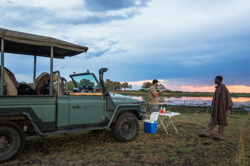 Game Drive at Nkasa Lupala Tented Lodge, Nkasa Rupara National Park, Namibia.
