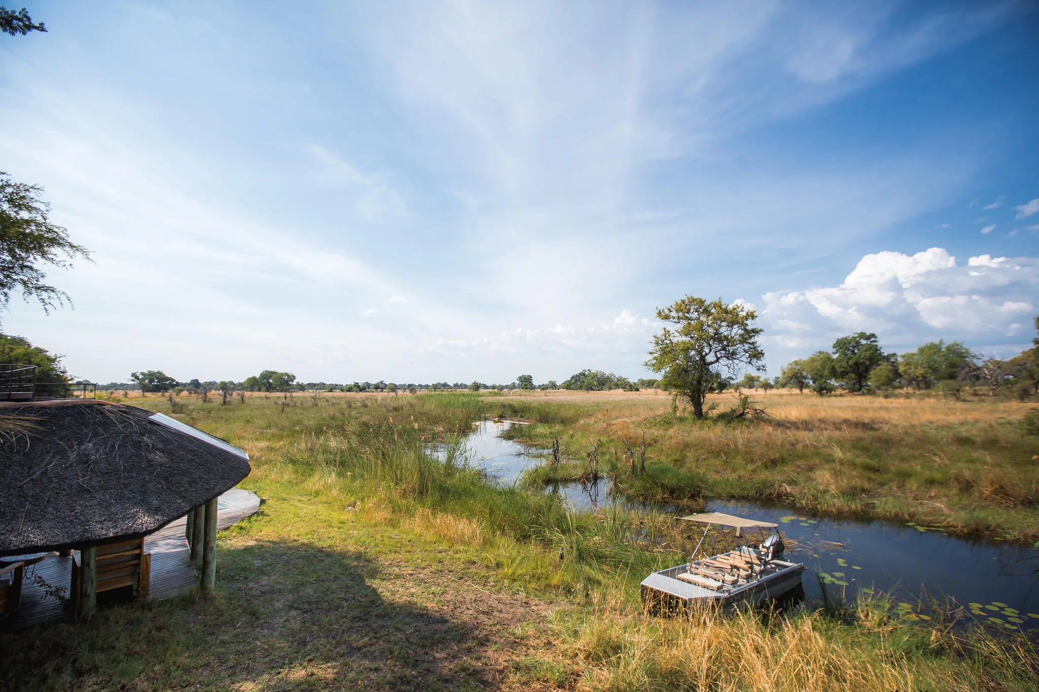 Activities from the lodge at Nkasa Lupala Tented Lodge, Nkasa Rupara National Park, Namibia.